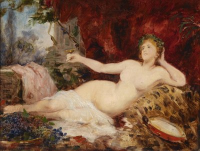 Ruhende Bacchantin von Hans Makart